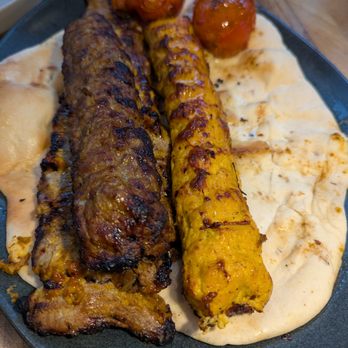 Yalda - Atlanta - SD Soltani. $34. Beef koobideh and beef barg kabobs. SD Chicken Koobideh. $8. Ground chicken in citrus marinade, harissa. - Middle Eastern Near Me - Atlanta, Georgia