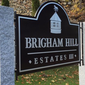 Gemini Sign Letters - Cut Metal Brushed Aluminum Letters on HDU Background - Signmaking Near Me - Marlborough, Massachusetts