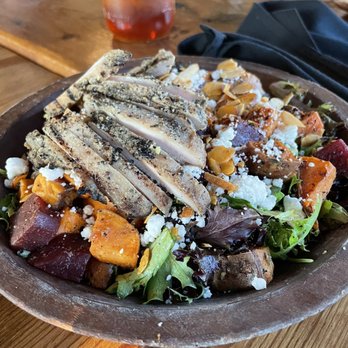 The Russell - Roasted Root Salad with grilled chicken - Salad Near Me - Kansas City, Missouri The Russell - Roasted Root Salad with grilled chicken - Salad Near Me - Kansas City, Missouri