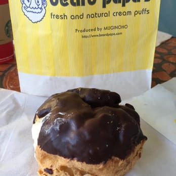 Beard Papa's - Vanilla eclair... Breakfast of champions - Desserts Near Me - Los Angeles, California