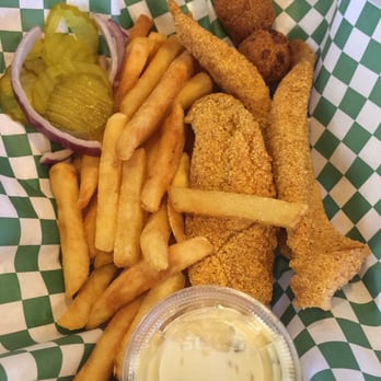 TJ's Catfish and Wings - 2 piece catfish with fries - Chicken Wings Near Me - Arlington, Texas