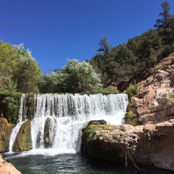 Fossil Creek Wilderness - 4 miles hike down on fossil springs trailhead lead you to this fossil springs. 4 miles down means 4 miles up later - Hiking Near Me - Strawberry, Arizona