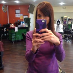 Ken's amazing color treatment.  The color is so even.