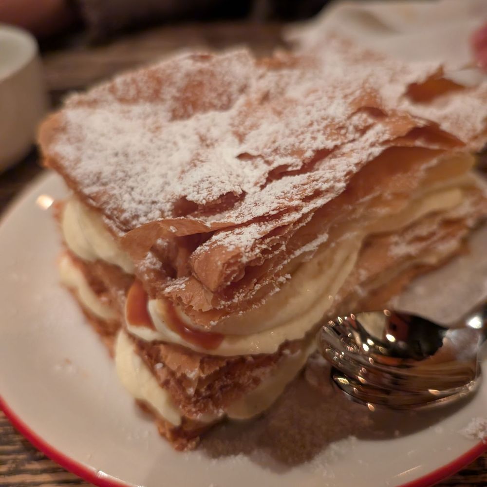 Justine's Brasserie - Mille Feuille - French Near Me - Austin, Texas Justine's Brasserie - Mille Feuille - French Near Me - Austin, Texas