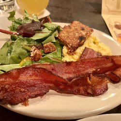 Brian Boru Restaurant and Pub - Plate 1 of buffet. The bacon was thick and loved this salad