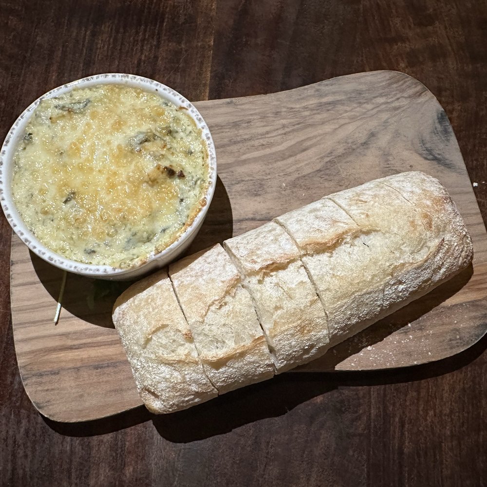 Mayrose - Warm spinach dip - IG @bougiefoodieboi - New American Near Me - Portland, Oregon