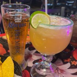 El Patron - House margarita and Dos Equis