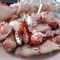 Tin Fish - Steamed red King crab