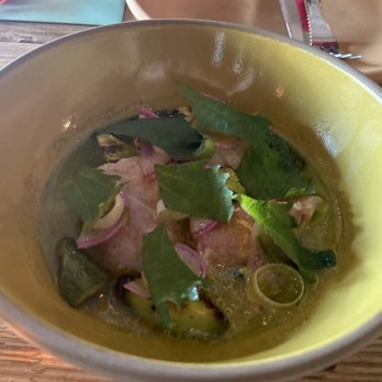Campfire - Hamachi crudo - New American Near Me - Carlsbad, California Campfire - Hamachi crudo - New American Near Me - Carlsbad, California