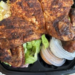 Half Chicken with Rice Salad