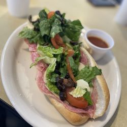 Big Joe's Pizza And Pasta - The Super Sub (The Works). Everything about this meal was outstanding!