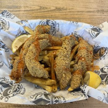 Southern Comfort Kitchen - Fried Catfish w/ Cajun Fries - Southern Near Me - Castro Valley, California Southern Comfort Kitchen - Fried Catfish w/ Cajun Fries - Southern Near Me - Castro Valley, California