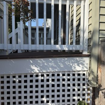 P5 Painting - Side of front porch - Painters Near Me - Chicago, Illinois