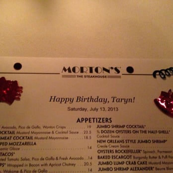 Morton's The Steakhouse - Steakhouses Near Me - Honolulu, Hawaii