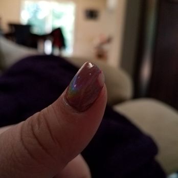 BlueWater Nails & Spa - $47 nail FILL chipped the next day. - Nail Salons Near Me - Maple Valley, Washington