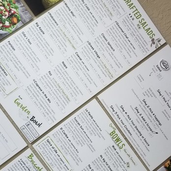 Giardino Gourmet Salads - the menu - Salad Near Me - Miami, Florida