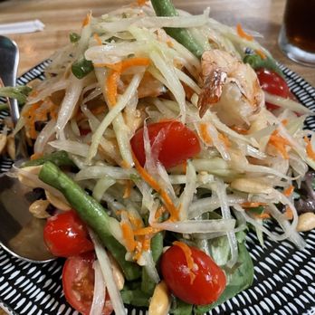 Soo Raa Thai - SOM TUM (PAPAYA SALAD) @foodieandthegrump - Thai Near Me - North Hollywood, California Soo Raa Thai - SOM TUM (PAPAYA SALAD) @foodieandthegrump - Thai Near Me - North Hollywood, California