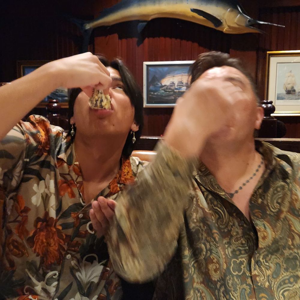 Oyster Bar - My son and his dad enjoying their oysters! - Seafood Near Me - Sparks, Nevada