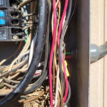 Valley Power & Lighting - New #6 wire ran directly to the breaker. - Electricians Near Me Valley Power & Lighting - New #6 wire ran directly to the breaker. - Electricians Near Me