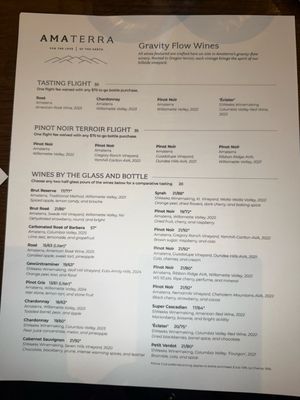 Menu photo 3 Amaterra Winery Portland, OR