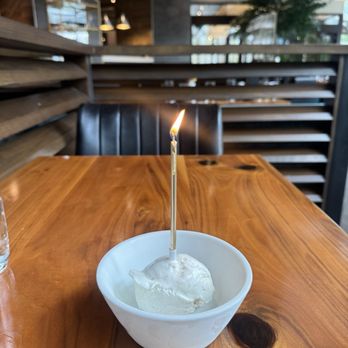 Mission + Market - Birthday dessert! Vanilla bean Scoop Ice Cream! - New American Near Me - Atlanta, Georgia Mission + Market - Birthday dessert! Vanilla bean Scoop Ice Cream! - New American Near Me - Atlanta, Georgia