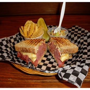 Myhre's Deli - a corned beef sandwich with pickles - Delis Near Me - Calgary, Alberta Myhre's Deli - a corned beef sandwich with pickles - Delis Near Me - Calgary, Alberta