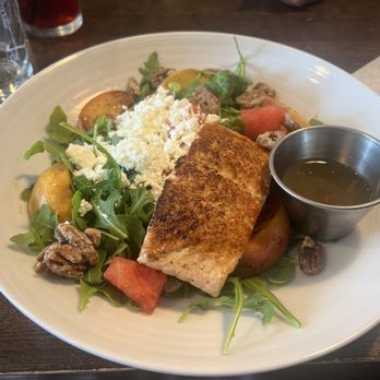 The Chocolate Avenue Grill - Salmon with salad... perfect summer meal! - Seafood Near Me - Hershey, Pennsylvania The Chocolate Avenue Grill - Salmon with salad... perfect summer meal! - Seafood Near Me - Hershey, Pennsylvania