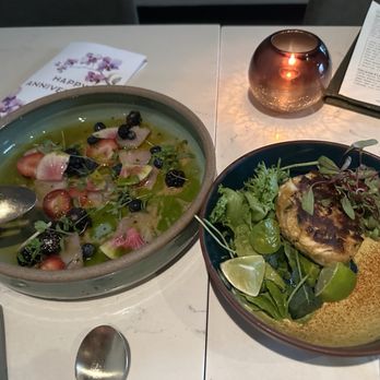 Ember Kitchen - Crudo & crabcake - Latin American Near Me - Austin, Texas