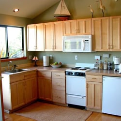 Olympic View Bed & Breakfast - A fully equipped kitchen with all the cooking amenities.  Enjoy dining outside on a warm summer day.  Save money by cooking in!