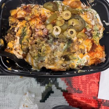 Shah's Halal Food - Loaded Fries aka Scary Fries - Halal Near Me - Fullerton, California Shah's Halal Food - Loaded Fries aka Scary Fries - Halal Near Me - Fullerton, California