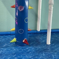 Shell We Bounce - I have no idea what this is because it's so randomly placed in the 9&under area but it's in obvious need of being replaced