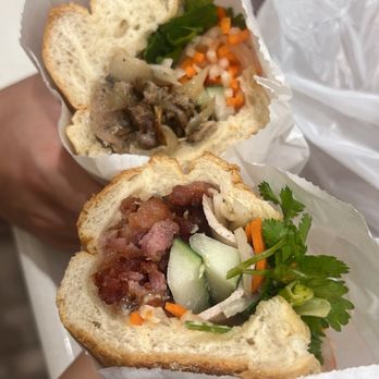 Banh Mi Saigon - Roasted Pork Vietnamese Sandwich (banh Mi) - Vietnamese Near Me - New York, New York Banh Mi Saigon - Roasted Pork Vietnamese Sandwich (banh Mi) - Vietnamese Near Me - New York, New York