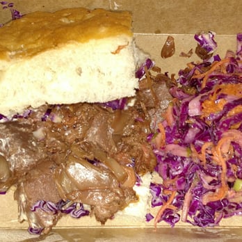 The Coronado - Another takeout Jackfruit Sandwich on focaccia with cole slaw - Cocktail Bars Near Me - Phoenix, Arizona