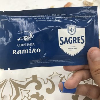 Cervejaria Ramiro - Hand wipes when your done! - Seafood Near Me - Lisbon, 11
