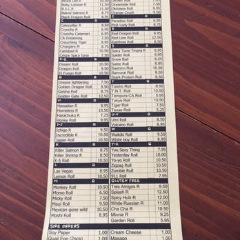 Hooked On Sushi - Menu! - Japanese Near Me - Encinitas, California
