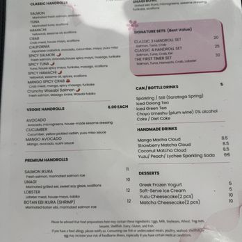 Noriya - Menu - Sushi Bars Near Me - Brooklyn, New York Noriya - Menu - Sushi Bars Near Me - Brooklyn, New York