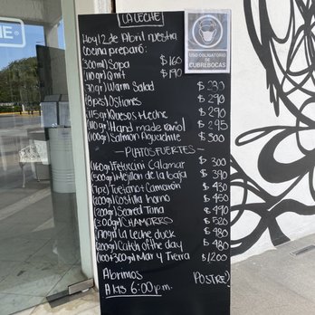 La Leche - Menu - Signature Cuisine Near Me - Puerto Vallarta, JAL