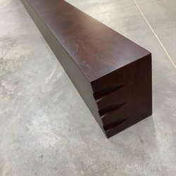 Custom Corners - Custom floating pool cue shelf
