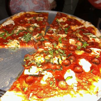 Rubirosa - Large Rubirosa Supreme Pizza - Italian Near Me - New York, New York Rubirosa - Large Rubirosa Supreme Pizza - Italian Near Me - New York, New York