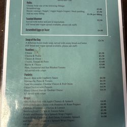 old union cafe - Menu