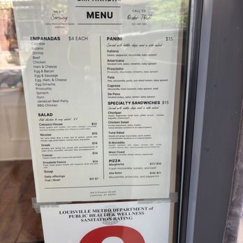 Classico Takeout & Empanadas - Menu and health score - Cafes Near Me - Louisville, Kentucky