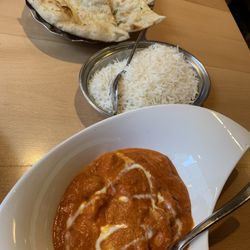 Gurkha Cafe & Restaurant - Chicken Tikka Masala, Rice, and Garlic Naan