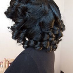 Natural Hair Silk Press