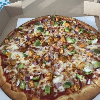 Bombay Curry Pizza - Dhoom tandoori chicken pizza - Pizza Near Me - Denville, New Jersey Bombay Curry Pizza - Dhoom tandoori chicken pizza - Pizza Near Me - Denville, New Jersey