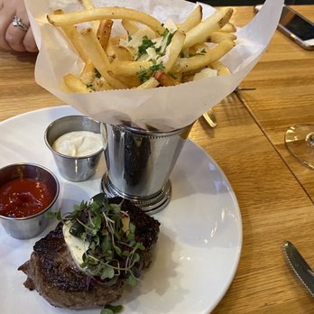 Forgotten Tonic - Filet mignon and truffle fries - Wine Bars Near Me - Saint Augustine, Florida Forgotten Tonic - Filet mignon and truffle fries - Wine Bars Near Me - Saint Augustine, Florida