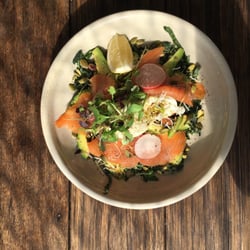 North and Eight - Superfood salad w/ salmon and poached egg - this is what you'll come back for.