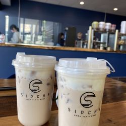 Sip Cha Milk Tea with salted cheese