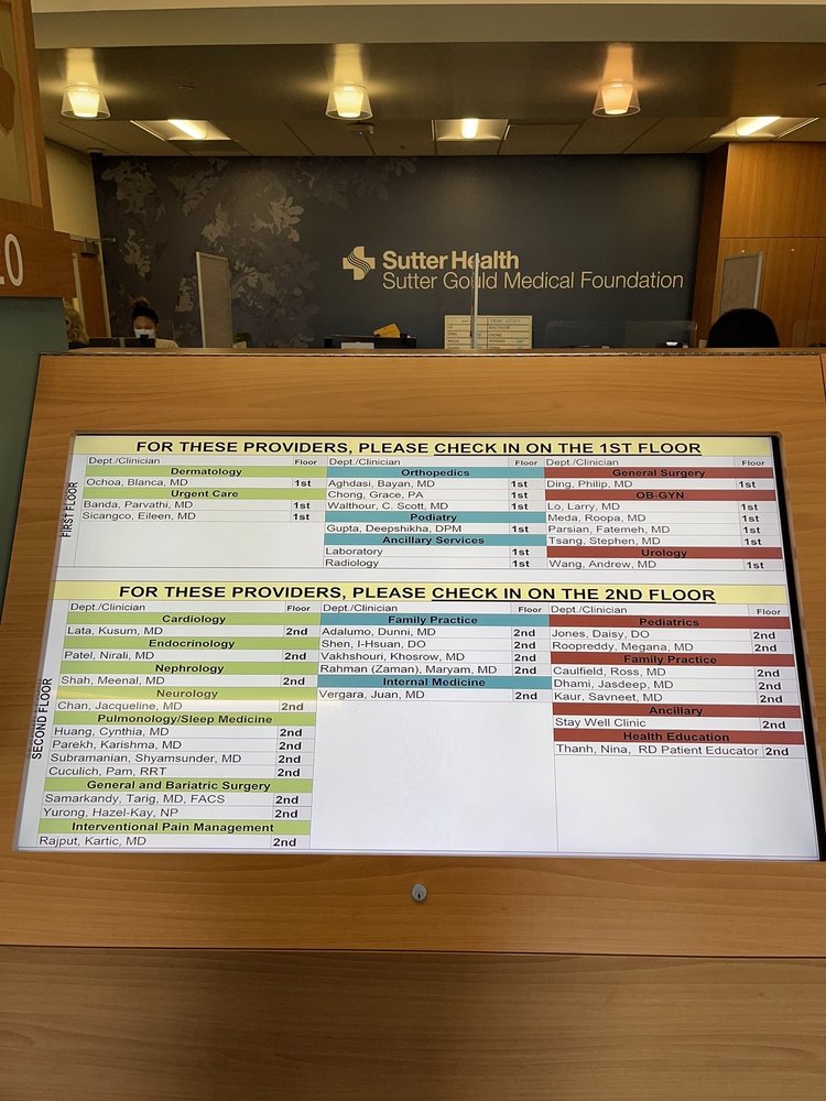 SUTTER GOULD MEDICAL FOUNDATION Updated August 2024 18 Reviews