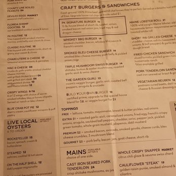 Prohibition Kitchen - Menu - Bars Near Me - St. Augustine, Florida Prohibition Kitchen - Menu - Bars Near Me - St. Augustine, Florida