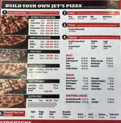 Menu photo 7 Jet's Pizza Lansing, MI